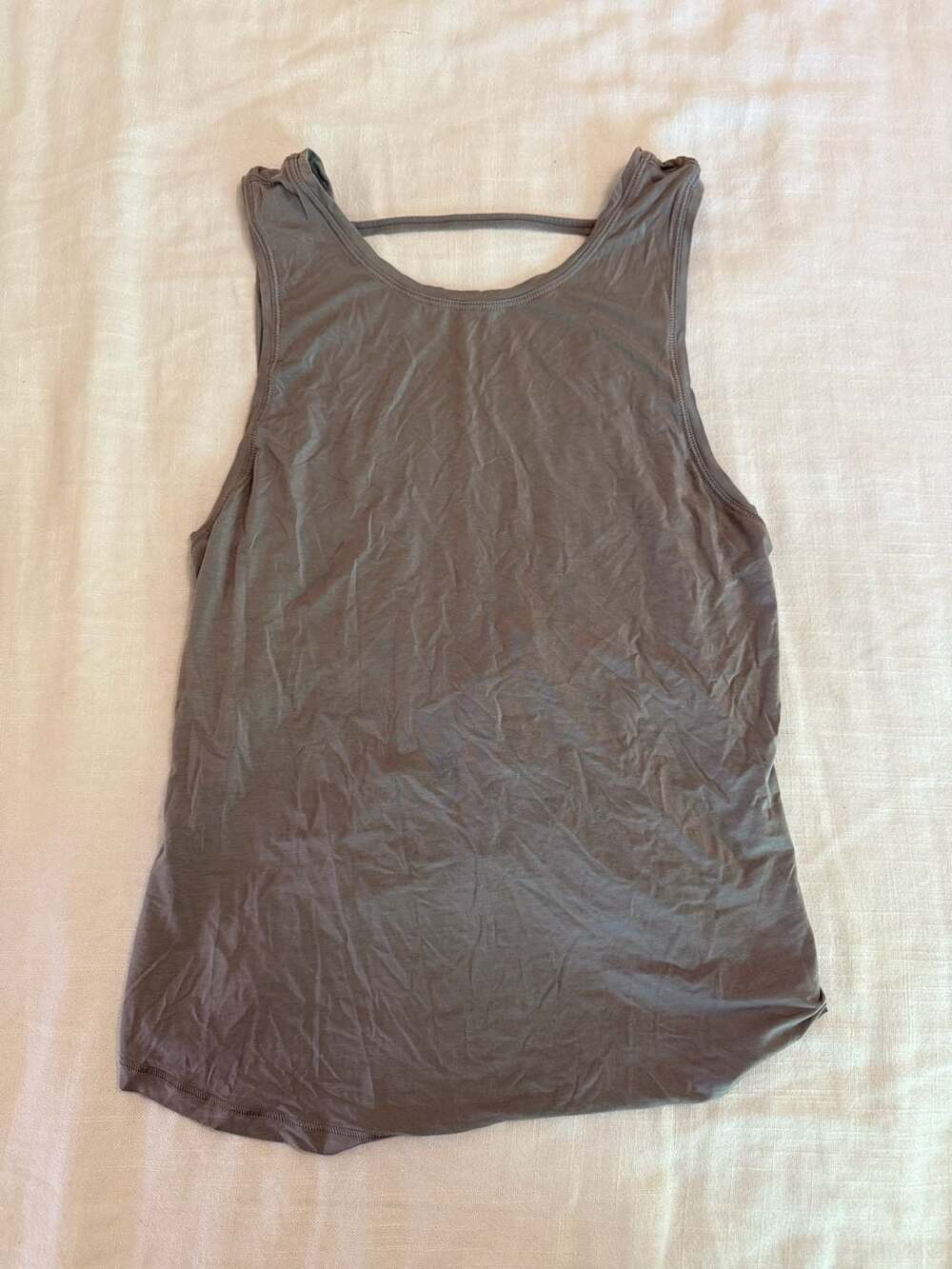 Lululemon Twist Back Tank Top Gray